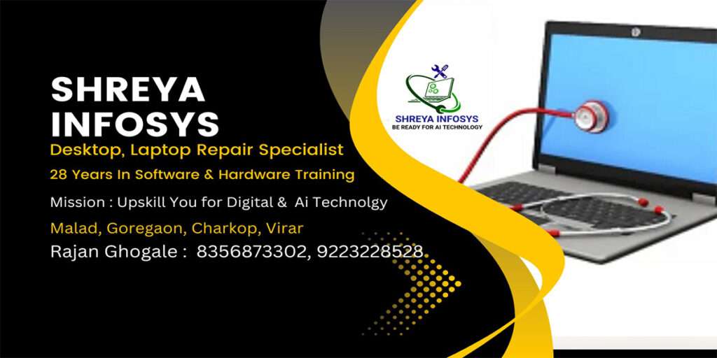 Shreya Infosys Computer Repair Service - Your Trusted Tech Partner in Kandivali-5
